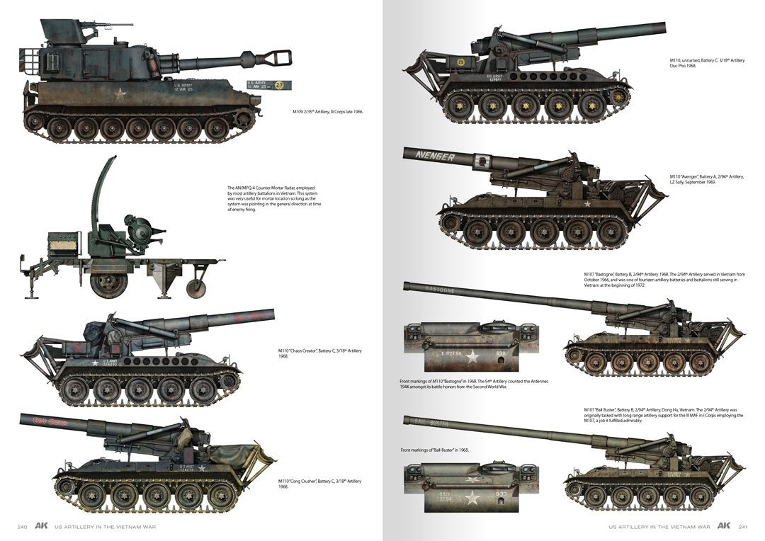 AK Interactive AK130007 AMERICAN ARTILLERY IN VIETNAM EN – imagen 18