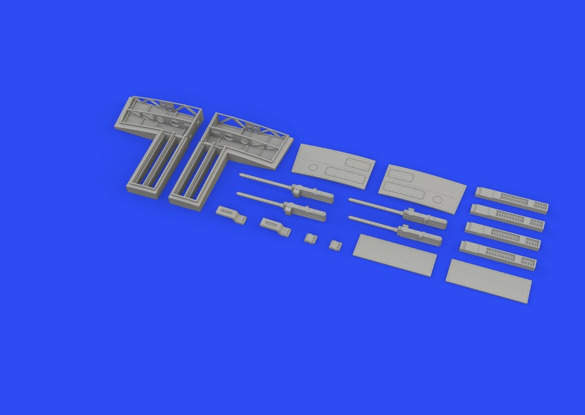 Eduard 648793 F4F-3 gun bays PRINT EDUARD 1/48 – zdjęcie 7