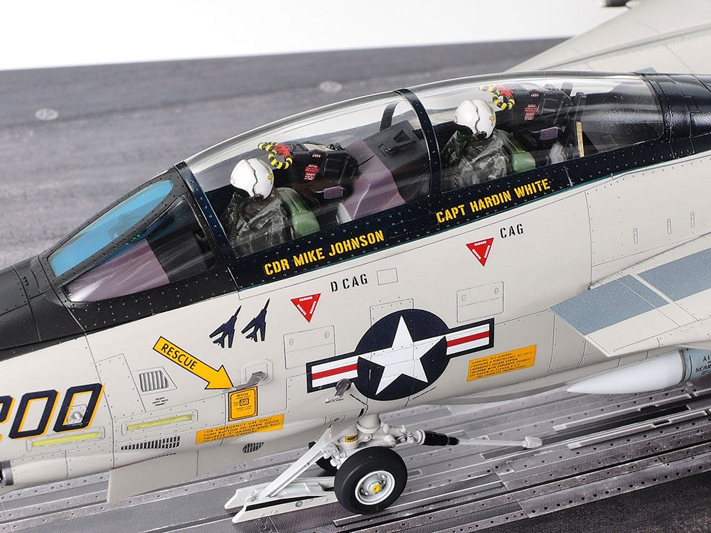 Tamiya 61122 Grumman F-14A Tomcat (Late Model) Carrier Launch Set 1/48 – immagine 15