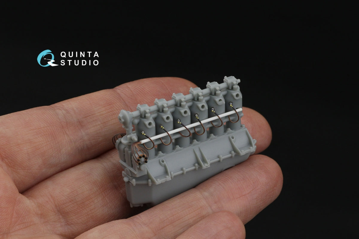 Quinta Studio QP32022 DAIMLER-MERCEDES D.III Electrical wiring, for Roland C.II, Albatros D.I-V, Pfalz D.III/D.XII, Junkers D.1 etc (Wingnut Wings, Roden) 1/32 – imagen 8