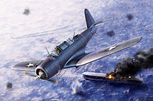 Academy 12324 USN SB2U-3 Vindicator - Battle of Midway 1/48 – Bild 2