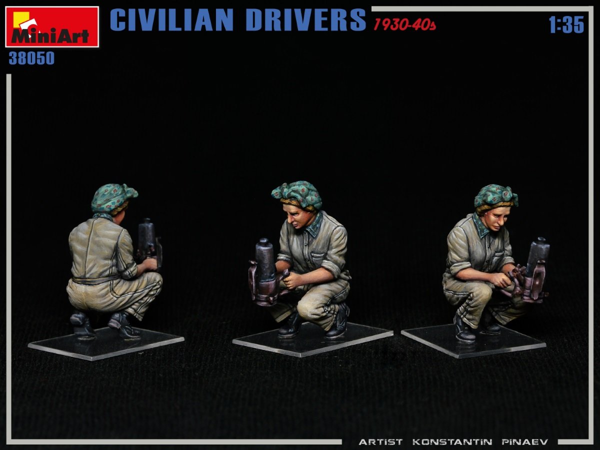MiniArt 38050 CIVILIAN DRIVERS 1930-40s 1/35 – zdjęcie 5
