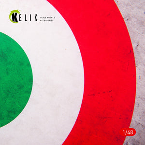 KELIK KS48026 Italy Roundel - Acrylic 3 mm (240 x 240 mm) (190g) 1/48 – zdjęcie 2