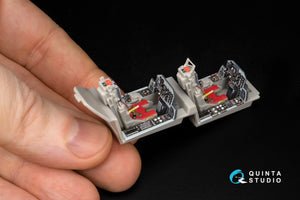Quinta Studio QD+48349 Kawasaki T-4 3D-Printed &amp;amp; colored Interior on decal paper (Hasegawa) (with 3D-printed resin parts) 1/48 – image 3