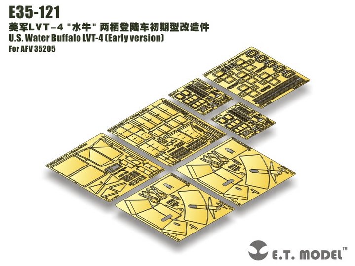 ET Modèle E35-121 US Water Buffalo LVT-4 (Version initiale) (Pour AFV 35205) (1/35)