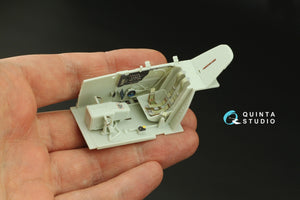 Quinta Studio QD32163 Bf 109G-2/4 3D-Printed &amp;amp; coloured Interior on decal paper (Revell) 1/32 – imagen 7