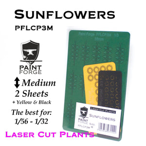 Paint Forge PFLCP3M Plantes découpées au laser TOURNESOL 3M