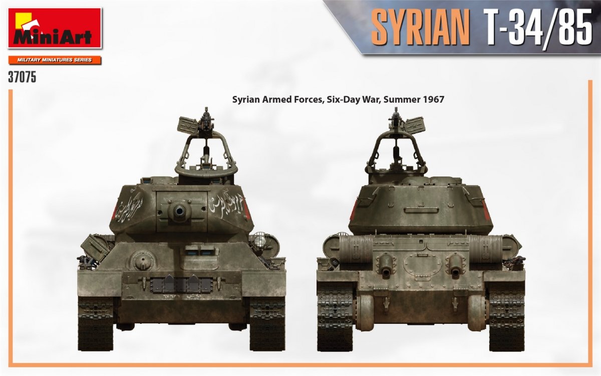 MiniArt 37075 SYRIAN T-34/85 1/35 – imagen 10
