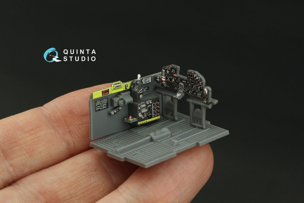 Quinta Studio QD48443 P-47B Thunderbolt 3D-Printed coloured Interior on decal paper (Dora Wings) 1/48 – imagen 9