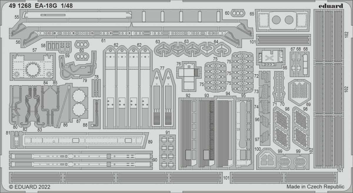 Eduard 491268 EA-18G HOBBY BOSS 1/48 – imagen 2