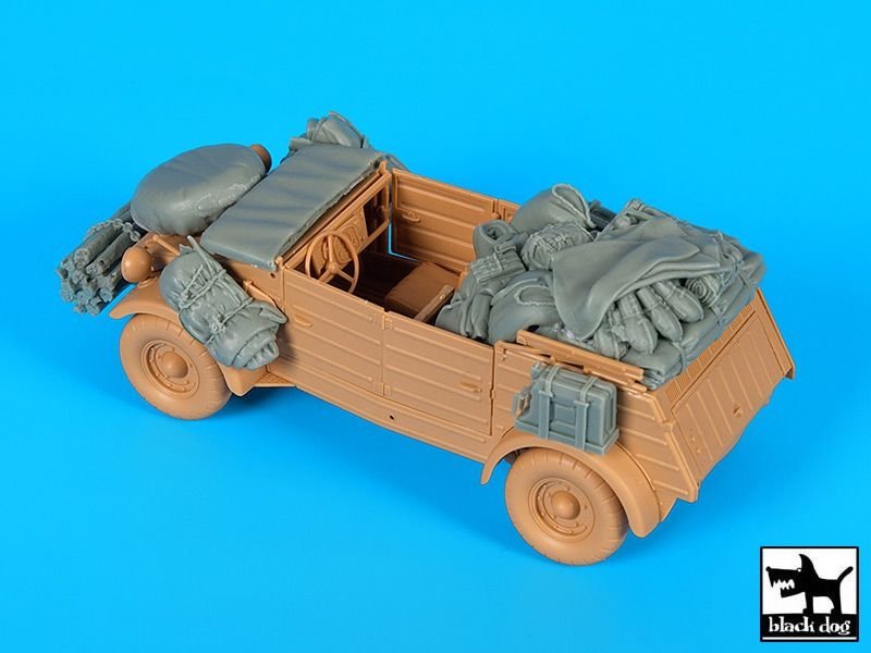 Black Dog T35219 Kübelwagen Africa Corps accessories set 1/35 – imagen 2
