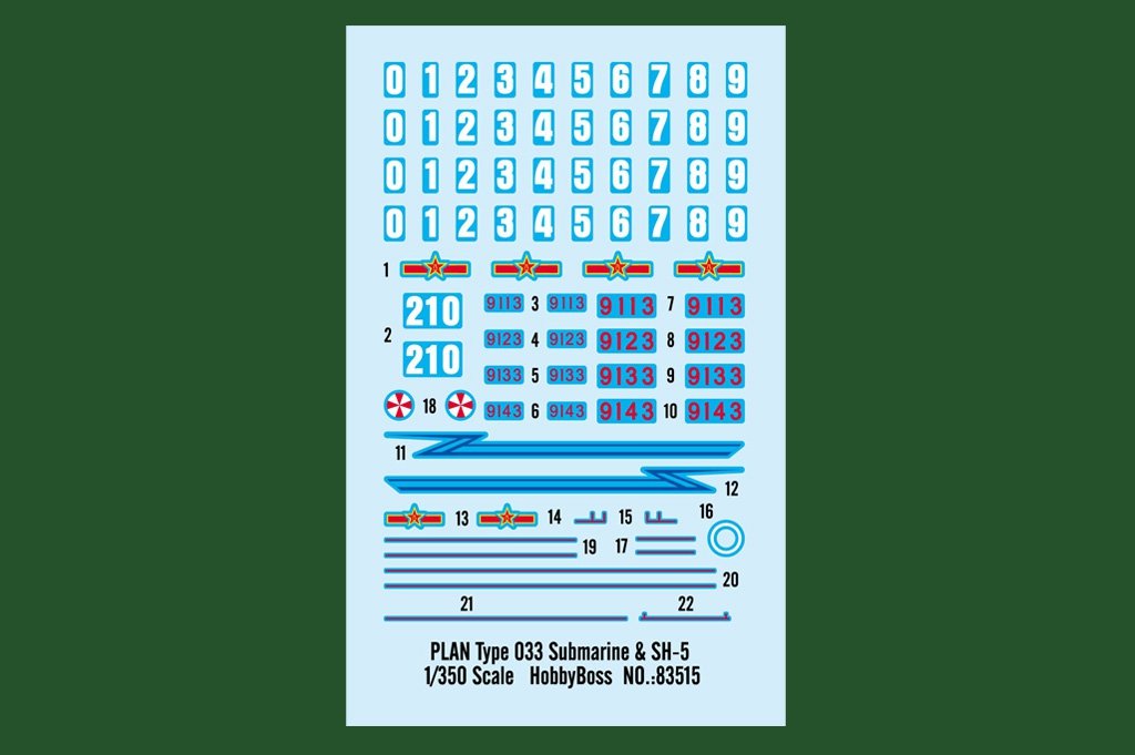 Hobby Boss 83515 PLA Navy Type 033 Romeo Class 1/350 – immagine 3