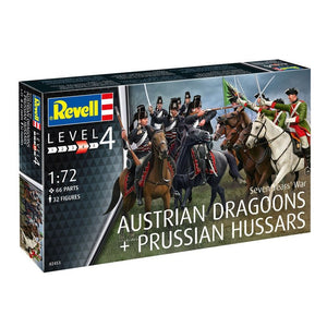 Revell 02453 Guerre de Sept Ans DRAGONS AUTRICHIENS + HUSSARDS PRUSSIENS (1/72) – image 2