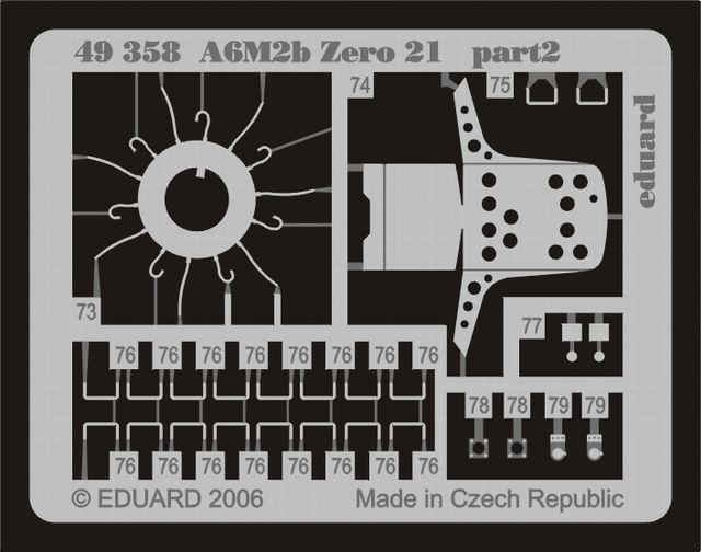 Eduard 49358 A6M2b Zero type 21 1/48 Hasegawa – immagine 3