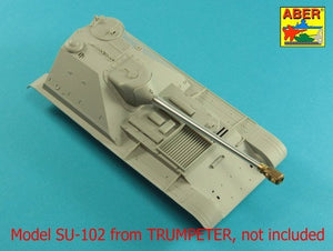 Aber 35L-290 Lufa 122mm D-25S do rosyjskiego działa SU-102 (Trumpeter) 1/35 – imagen 3