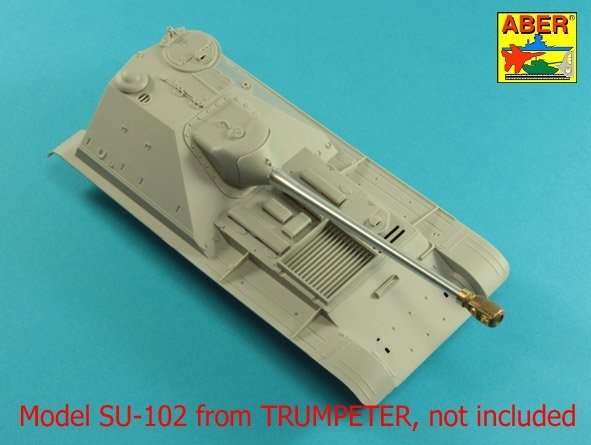Aber 35L-290 Lufa 122mm D-25S do rosyjskiego działa SU-102 (Trumpeter) 1/35 – imagen 3