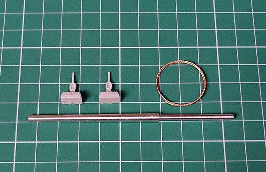 Eureka XXL ER-3568 Metal barrel &amp;amp; towing cable for M18 Hellcat (Tamiya) 1/35 – immagine 2