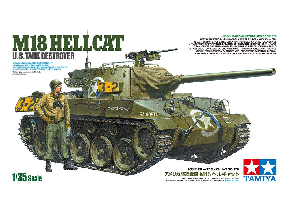 Tamiya 35376 US Tank Destroyer M18 Hellcat 1/35 – image 2