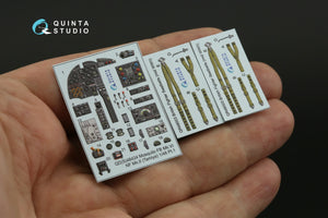 Quinta Studio QD48424 Mosquito FB Mk.VI/NF Mk.II 3D-Printed coloured Interior on decal paper (Tamiya) 1/48 – imagen 8