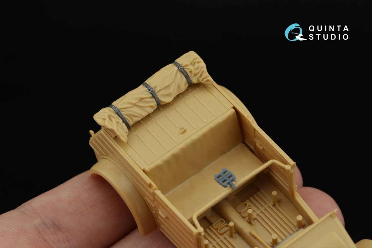 Quinta Studio QD+48546 Kubelwagen Type 82 3D-Printed &amp;amp; coloured Interior on decal paper (Tamiya) (with 3D-printed resin parts) 1/48 – imagen 10