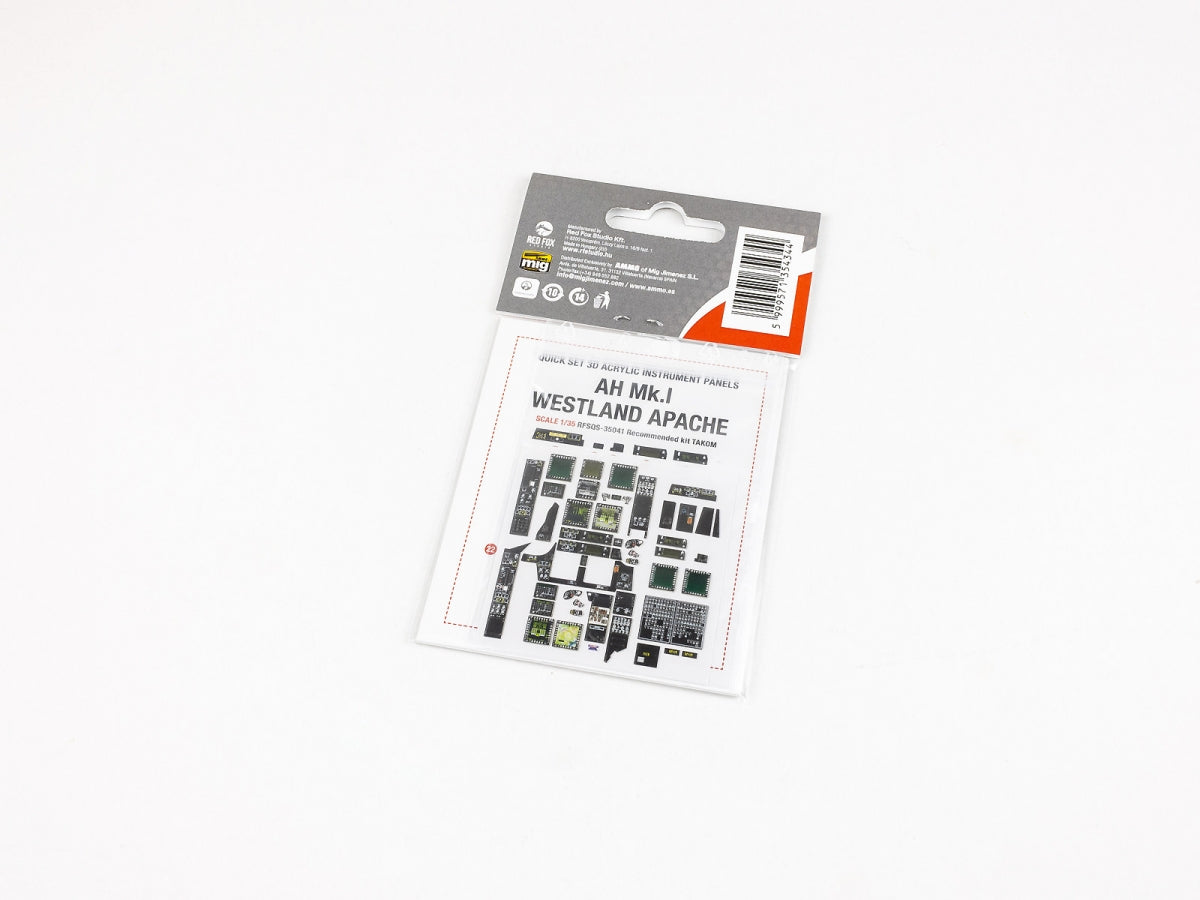 Red Fox Studio QS-35041 AH MK.1 Westland Apache Takom 1/35 – Bild 2