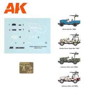 AK Interactive AK35002 FJ43 PICKUP WITH DSHKM 1/35 – immagine 3