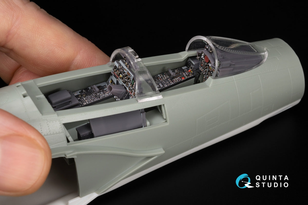 Quinta Studio QDS+48495 F-4D late Phantom II 3D-Printed &amp;amp; coloured Interior on decal paper (Academy) (Small version) (with 3D-printed resin parts) 1/48 – imagen 11