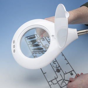 Lightcraft LC8070LED-EU LED Magnifier Lamp with Floor Stand / Lampa powiększająca LED z uchwytem podłogowym – imagen 2
