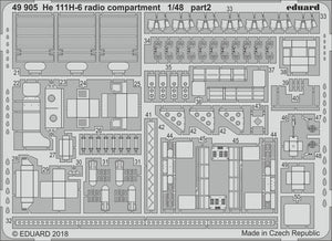 Eduard 49905 He 111H-6 radio compartment 1/48 ICM – imagen 2