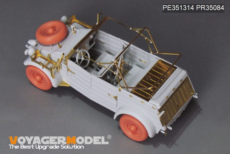Voyager Model PE351314 WWII German Kubelwagen Type 82 Africa Troop Version Upgrade Set For MENG VS-015 1/35 – imagen 5