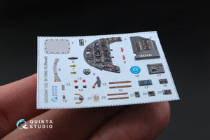 Quinta Studio QD32045 Bf 109G-10 3D-Printed &amp;amp; coloured Interior on decal paper (for Revell kit) 1/32 – immagine 4