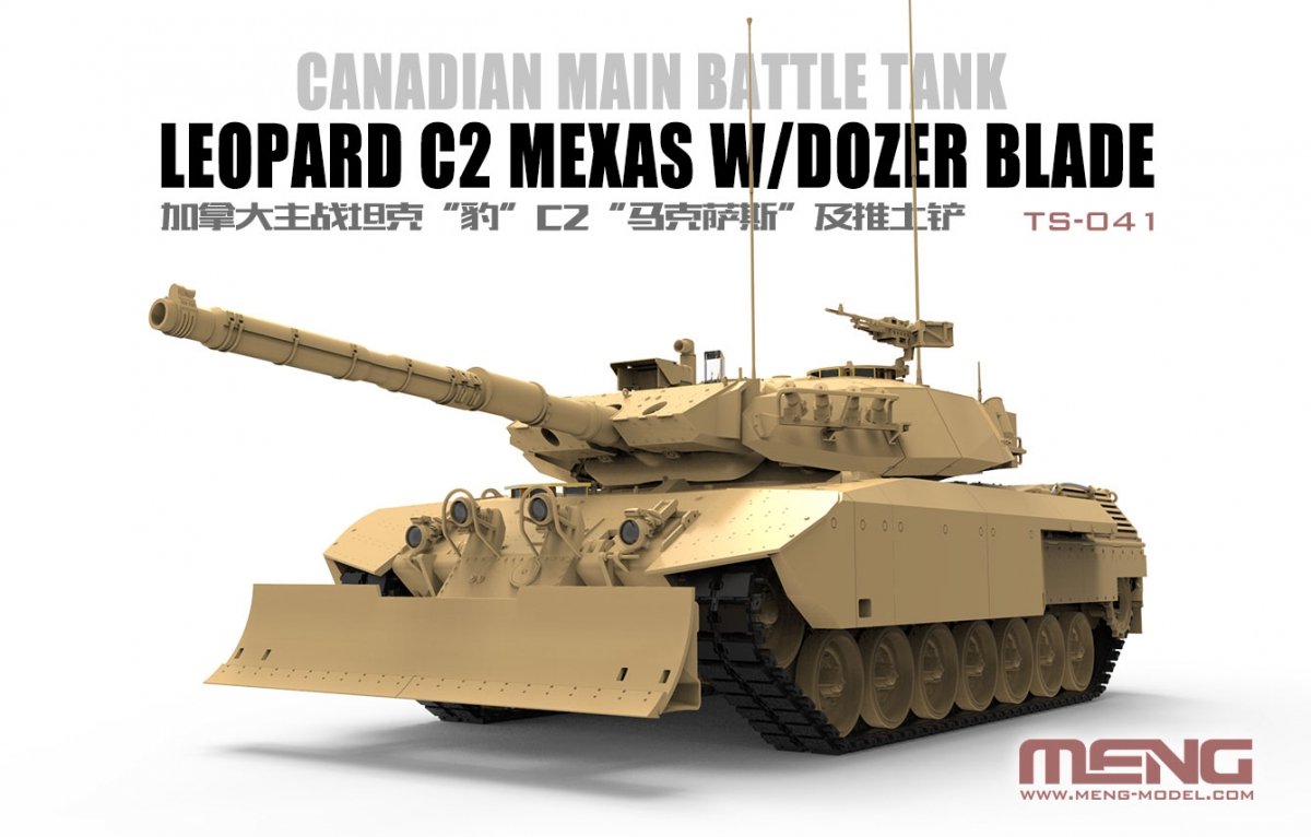 Meng Model TS-041 Leopard C2 Mexas w/ Dozer Blade 1/35 – immagine 2