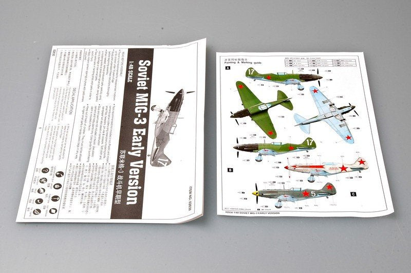 Trumpeter 02830 Soviet MiG-3 Early Version 1/48 – imagen 2