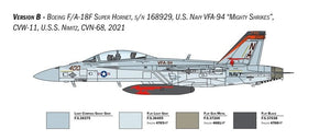 Italeri 2823 F/A-18F U.S. Navy Special Colors 1/48 – immagine 7
