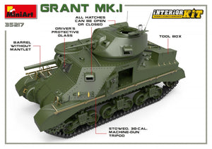 MiniArt 35217 Grant Mk.I w/interior 1/35 – immagine 9