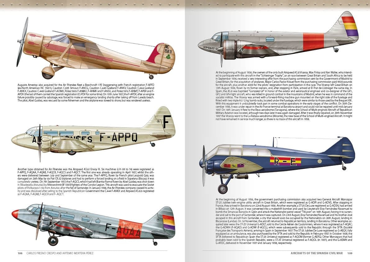 502 Abteilung ABT713 AIRCRAFT OF THE SPANISH CIVIL WAR 1936-1939 – Bild 3