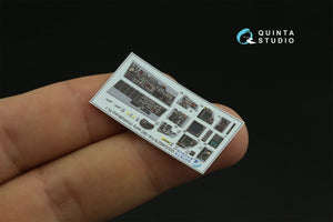 Quinta Studio QDS-48279 F/A-18C early 3D-Printed &amp;amp; coloured Interior on decal paper (HobbyBoss)(Small version) 1/48 – imagen 4
