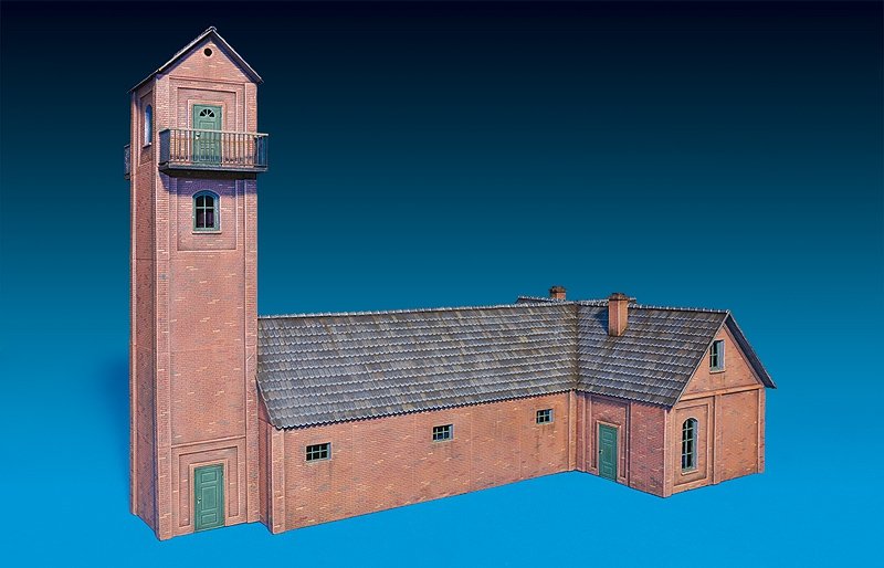 MiniArt 72032 CASERNE DE POMPIERS 1/72  – image 5