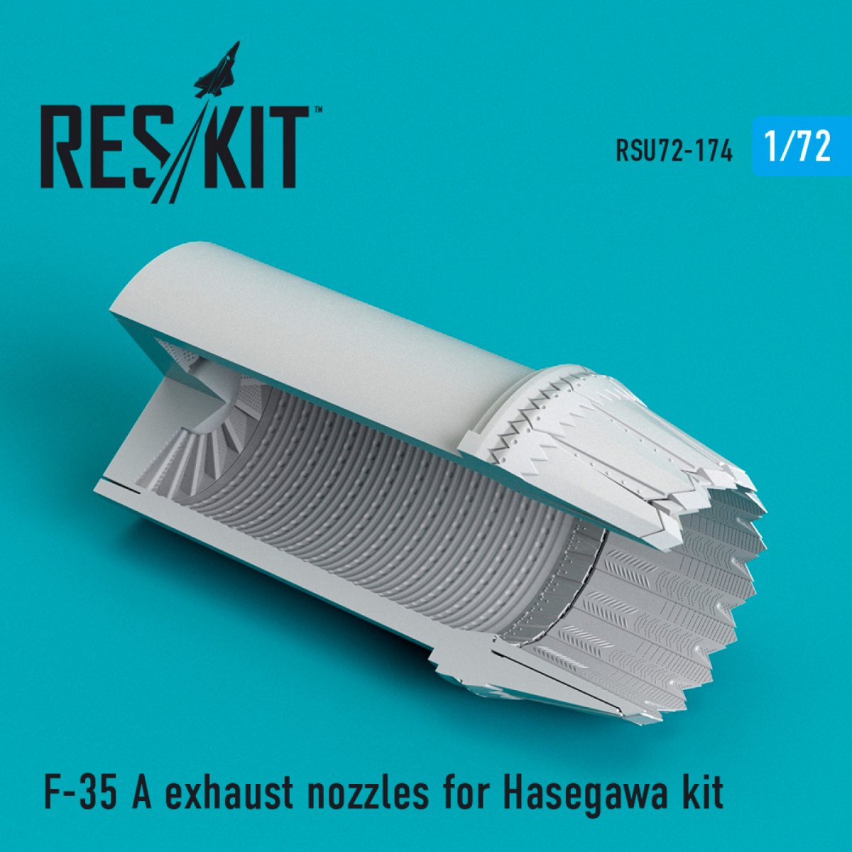 RESKIT RSU72-0174 F-35A &amp;quot;LIGHTNING II&amp;quot; EXHAUST NOZZLE FOR HASEGAWA KIT 1/72