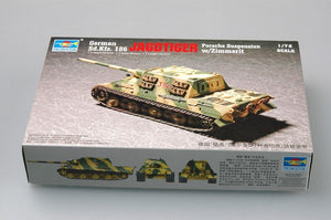 Trumpeter 07294 German Sd.Kfz 186 Jagdtiger (Porsche gear) w Zimme 1/72 – immagine 2