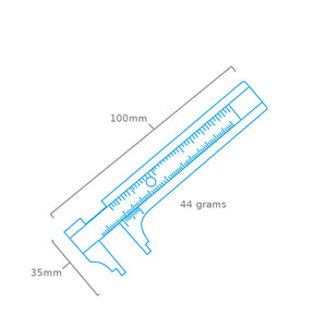 Modelcraft PGA1652 BRASS SLIDING GAUGE – immagine 2