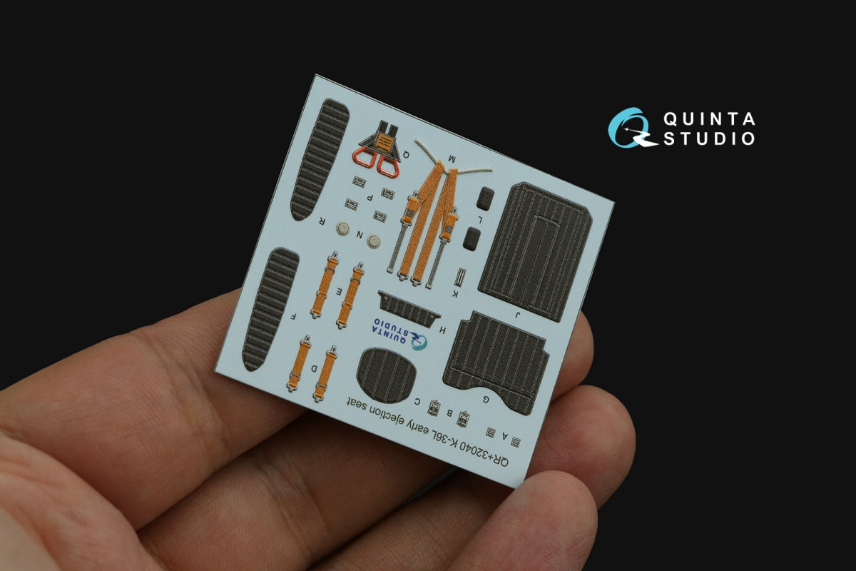 Quinta Studio QR+32040 K-36L (early) ejection seat (for Su-25 aircraft until 2007) (All kits) 1/32 – Bild 4