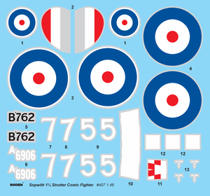 Roden 407 Sopwith Strutter Comic Fighter 1/48 – imagen 3