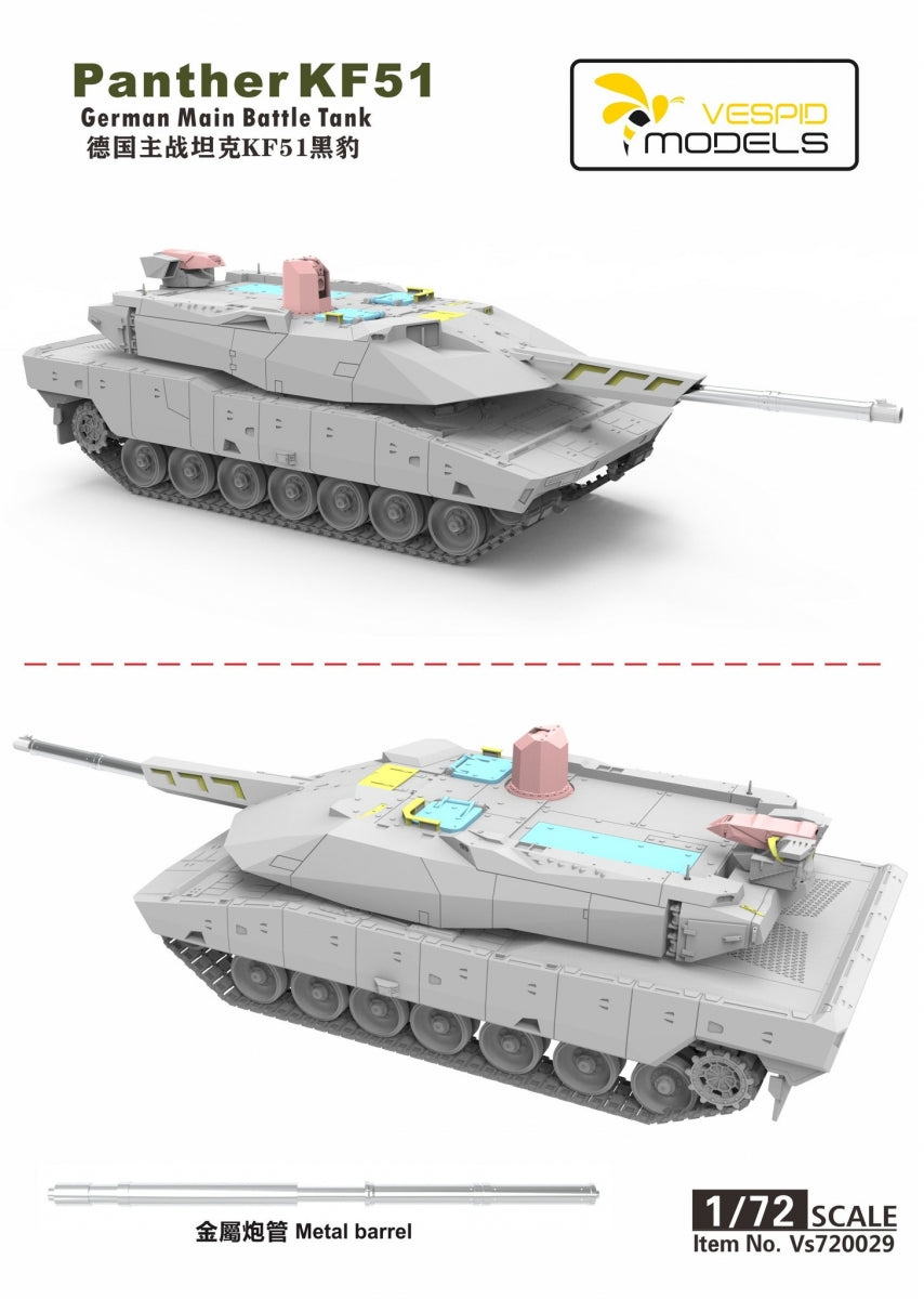Vespid Models VS720029 Panther KF51 MBT 1/72 – imagen 3