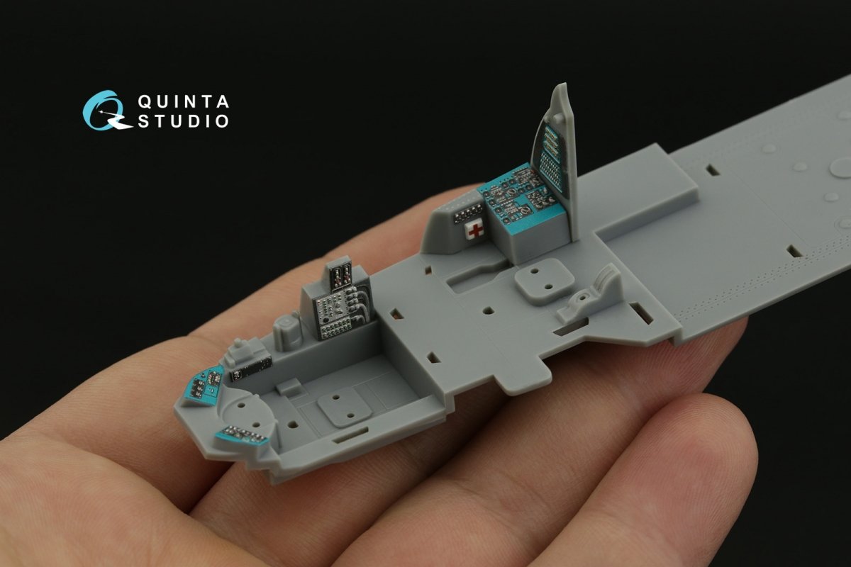 Quinta Studio QD48356 Mi-24D 3D-Printed &amp;amp; coloured Interior on decal paper (Trumpeter) 1/48 – imagen 13
