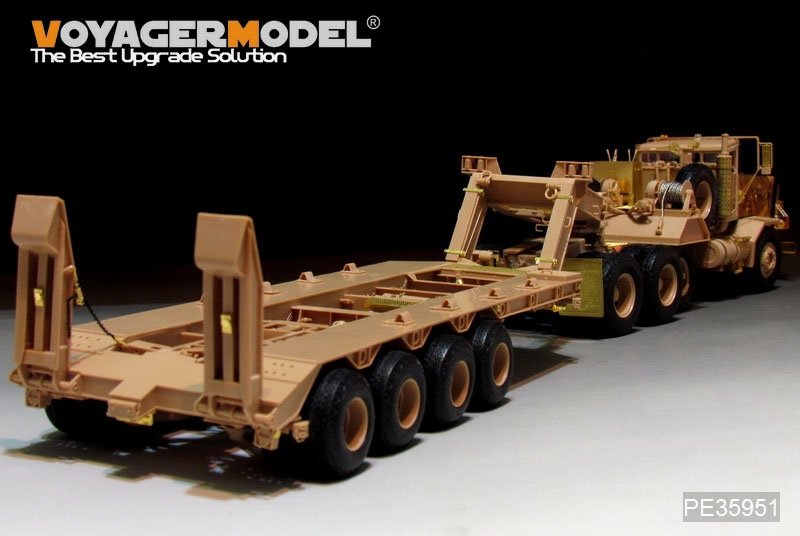 Voyager Model PE35951 Modern US Army M911 C-HET &amp;amp;M747 Heavy Equipment Semi-Trailer For MENG SS-013 1/35 – immagine 4