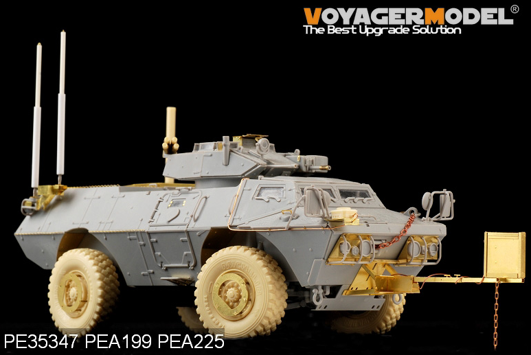 Voyager Model PEA199 Modern US Army M1117 Road Wheels (For TRUMPETER) 1/35