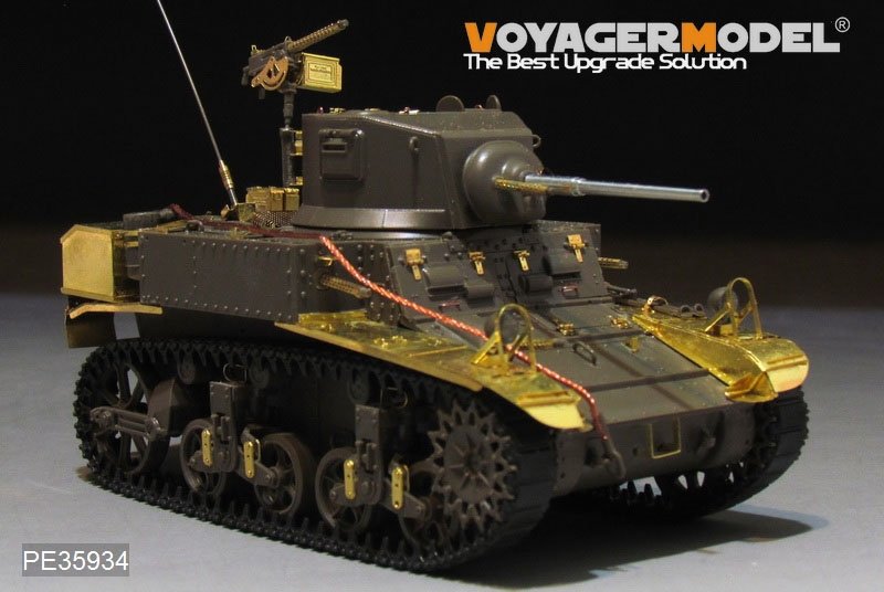 Voyager Model PE35934 WWII US M3 Stuart light tank basic For TAMIYA 35360 1/35 – imagen 12