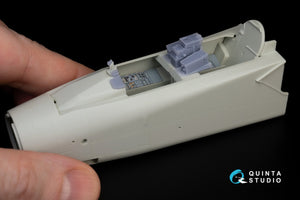 Intérieur imprimé en 3D et coloré sur papier décalcomanie (Revell) pour le Tornado GR.1 de Quinta Studio QD+48261 (avec pièces en résine imprimées en 3D) à l&amp;#39;échelle 1/48. – image 12