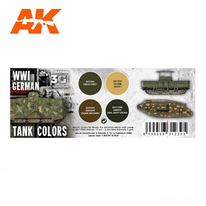 AK Interactive AK11686 3G WWI GERMAN TANK COLORS 4x17 ml – Bild 2